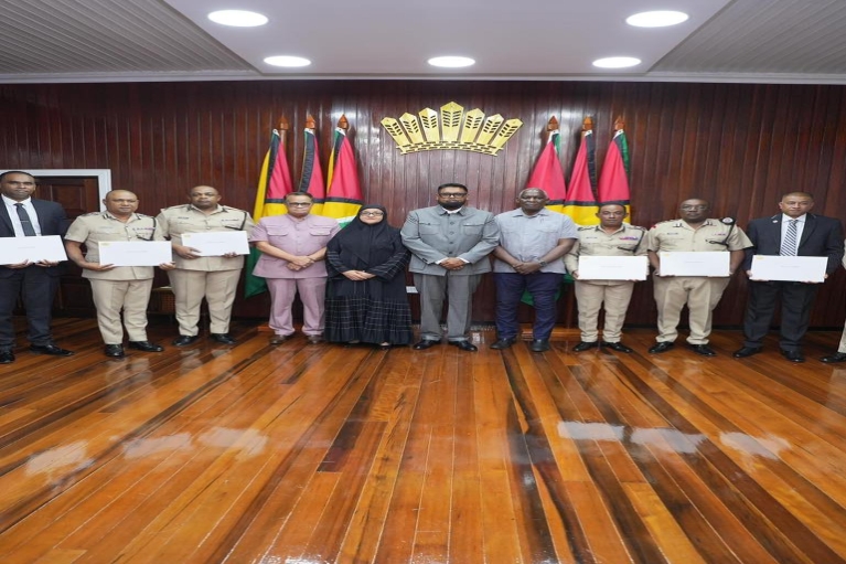 Commander-in-Chief of the Armed Forces, His Excellency President Dr Irfaan Ali, today swore in Mr Clifton Hicken as the Commissioner of Police.